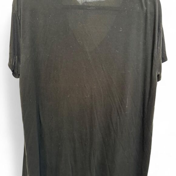 Ava & Viv Women's Black V-Neck Comfortable Oversized Modal T-shirt 2X - EUC - Picture 5 of 5